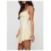 Women's Summer Mini Dress Floral Lace Sleeveless Vacation Cute A Line Dresses