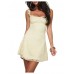 Women's Summer Mini Dress Floral Lace Sleeveless Vacation Cute A Line Dresses